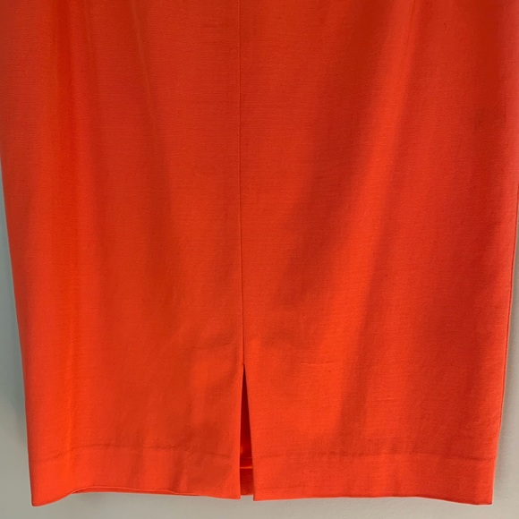 Marciano size 10 orange pencil skirt - Picture 4 of 10